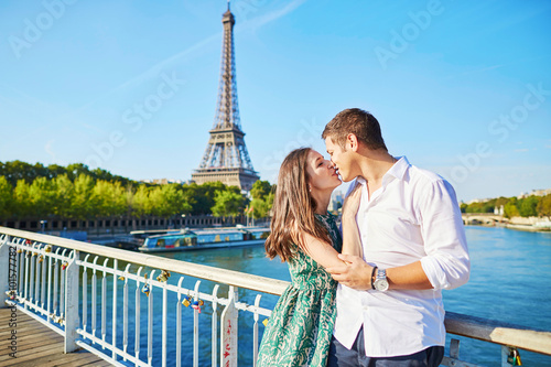 Young romantic couple spending their vacation in Paris © Ekaterina Pokrovsky