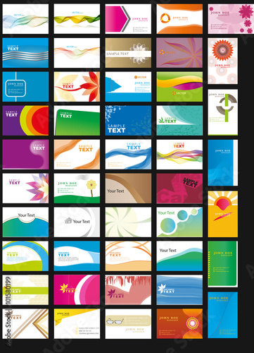 Modern Abstract Business Cards Collection