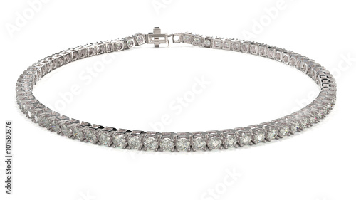 Fotografie, Tablou Diamond tennis bracelet