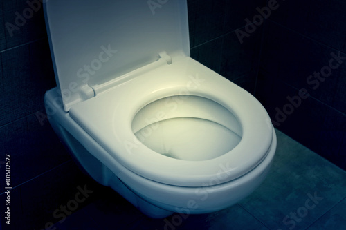 Toilet in the dark