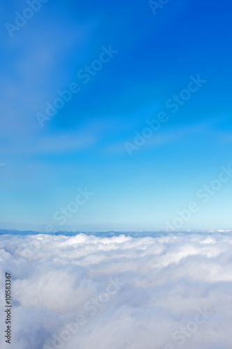 Panorama sky with clouds