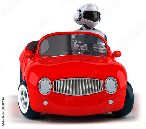 Robot and car