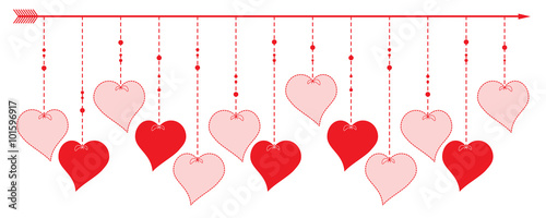 Valentine Heart - border design