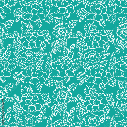 Flowers rus pattern 4