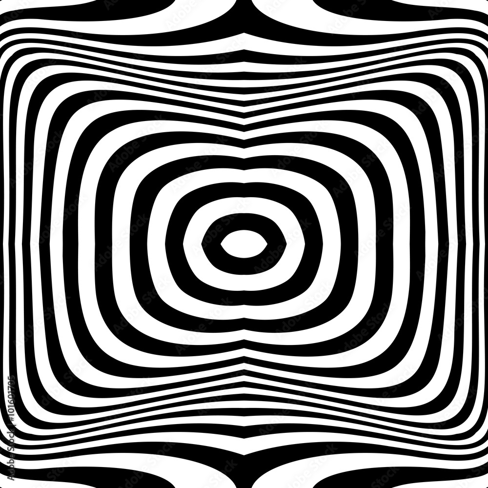 Design monochrome illusion background Design monochrome illusion background