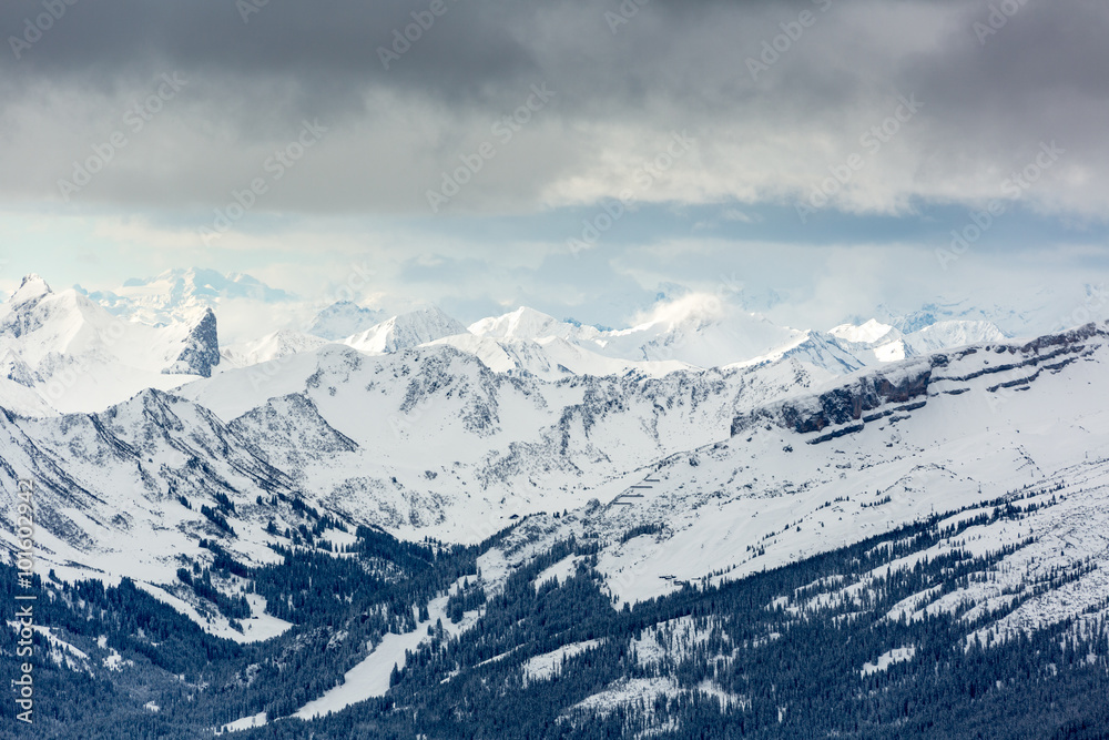Winterliche Bergwelt