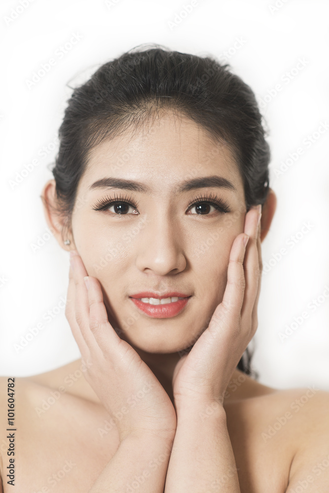 beautiful woman with healthy skin beautiful woman with healthy skin
