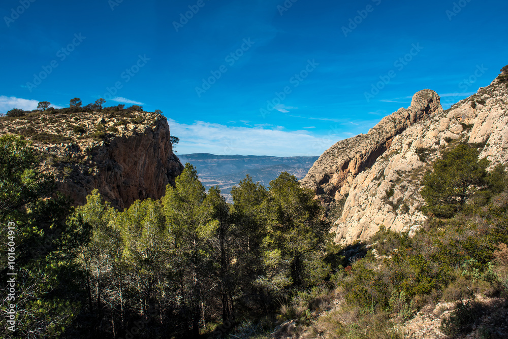 Rocky mountains in Alicante. Costa Blanca, Valencia. Spain Rocky mountains in Alicante. Costa Blanca, Valencia. Spain
