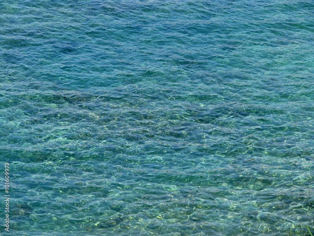 Obraz premium Blue sea waves