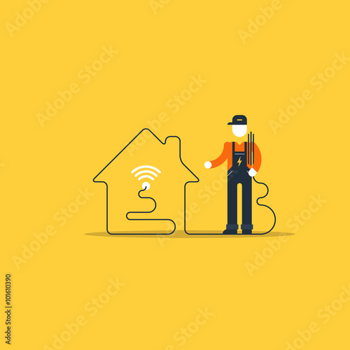 Internet connection support team