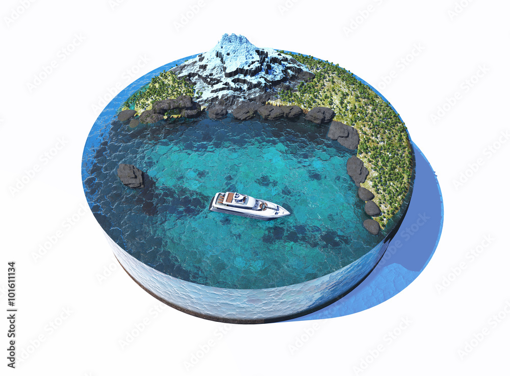 Fototapeta premium Island