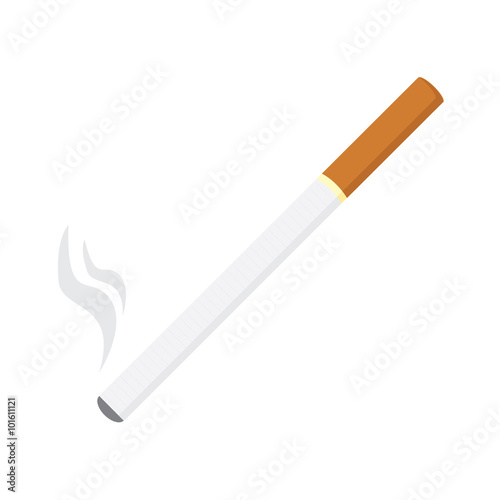 Burning cigarette