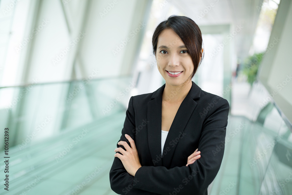 Businesswoman standing at office Businesswoman standing at office
