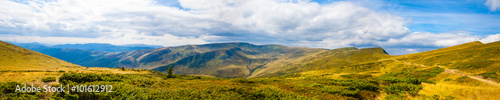 Carpathian mountains panoramic
