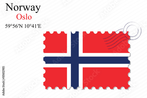 norway stamp design