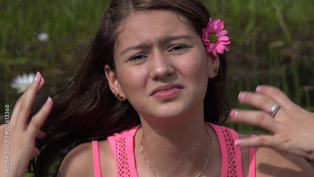 Hot Teen Girl On Summer Day Видео Stock | Adobe Stock