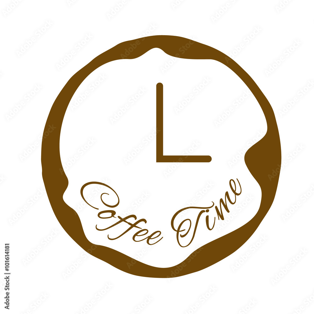Coffee time logo design. Coffee time logo design.