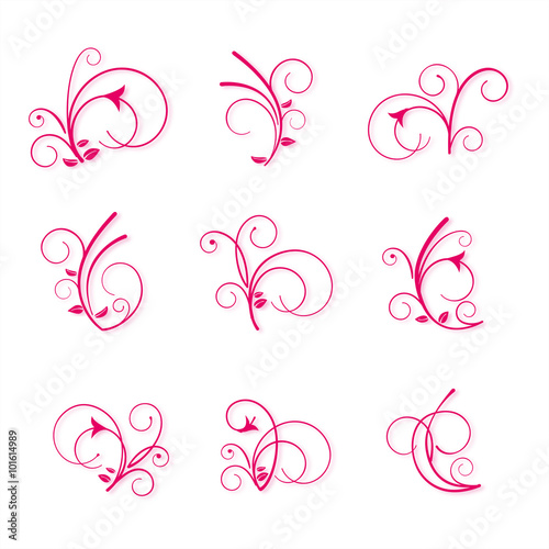 Ornamente Kosmetik rosa