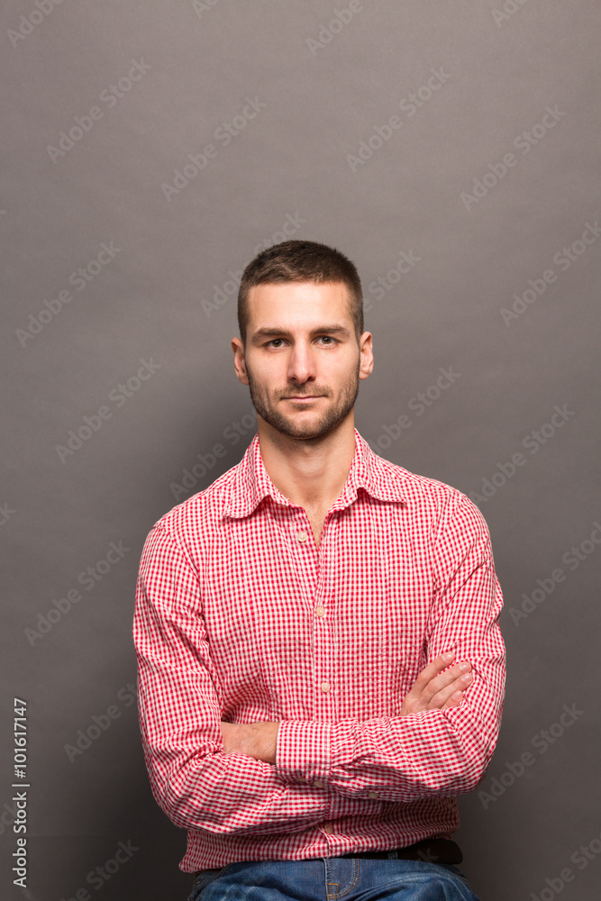 Obraz premium Handsome man in studio