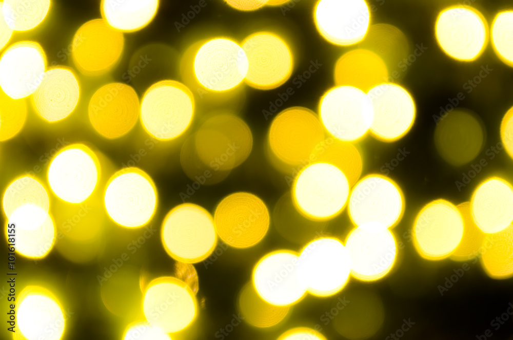 Fototapeta premium Christmas tree lights blurred background