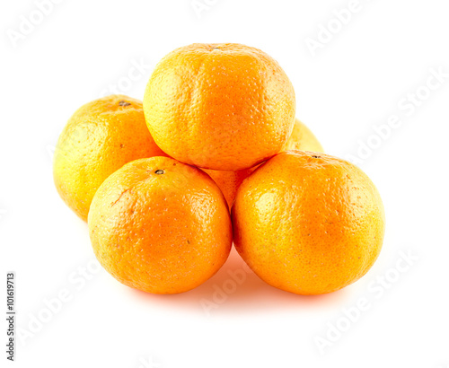 Pile of stacked oranges with bright shiny orange skin
