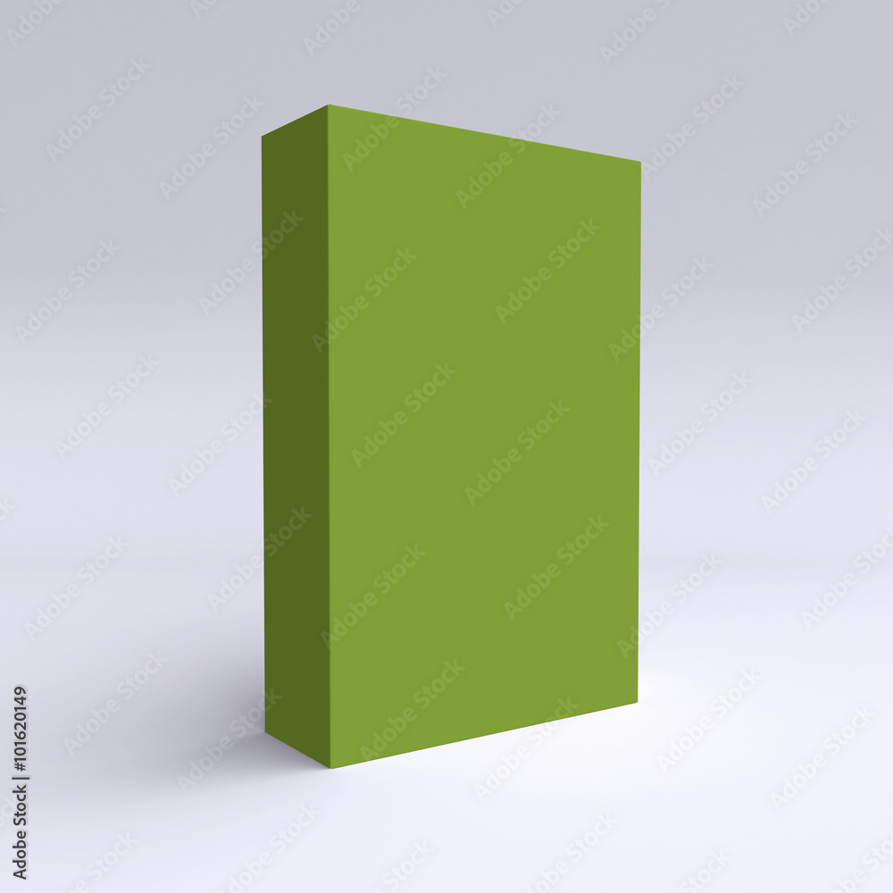 Close box template on simple background. Close box template on simple background.