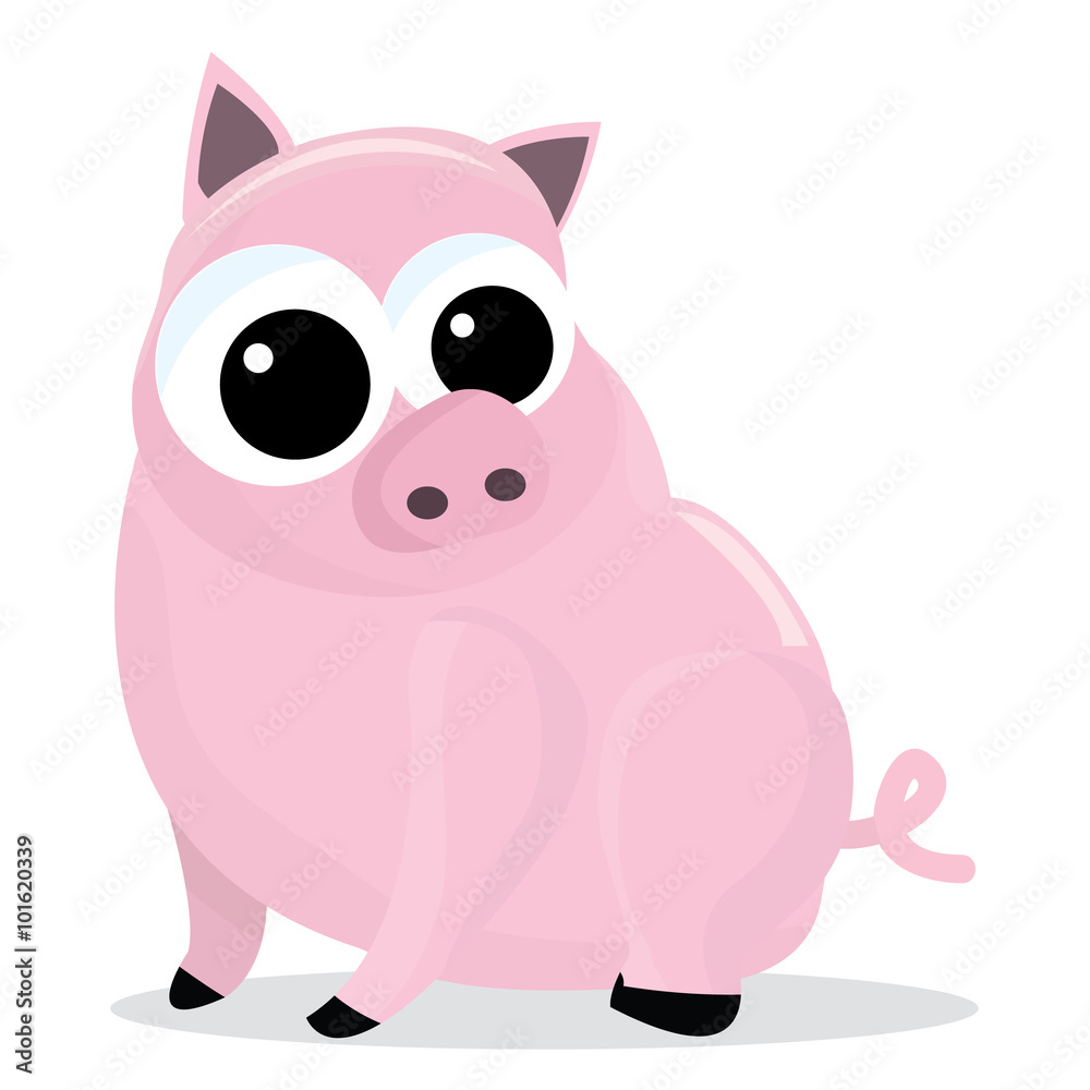 Chubby Pink Pig