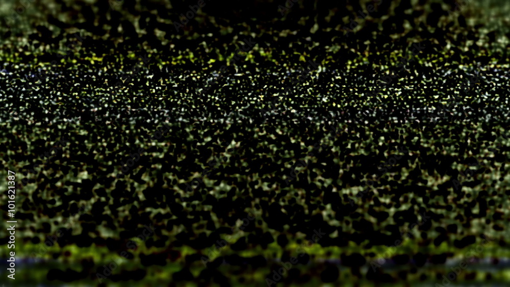 TV Noise 0737: Abstract TV static rolls and shifts (Video Loop).