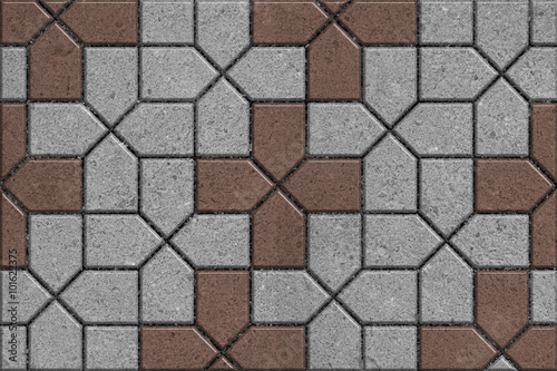 Gray and Brown Pavement texture