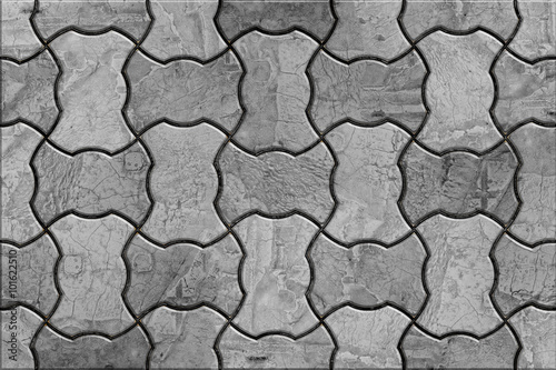 Gray Wavy Paving stone Stacking