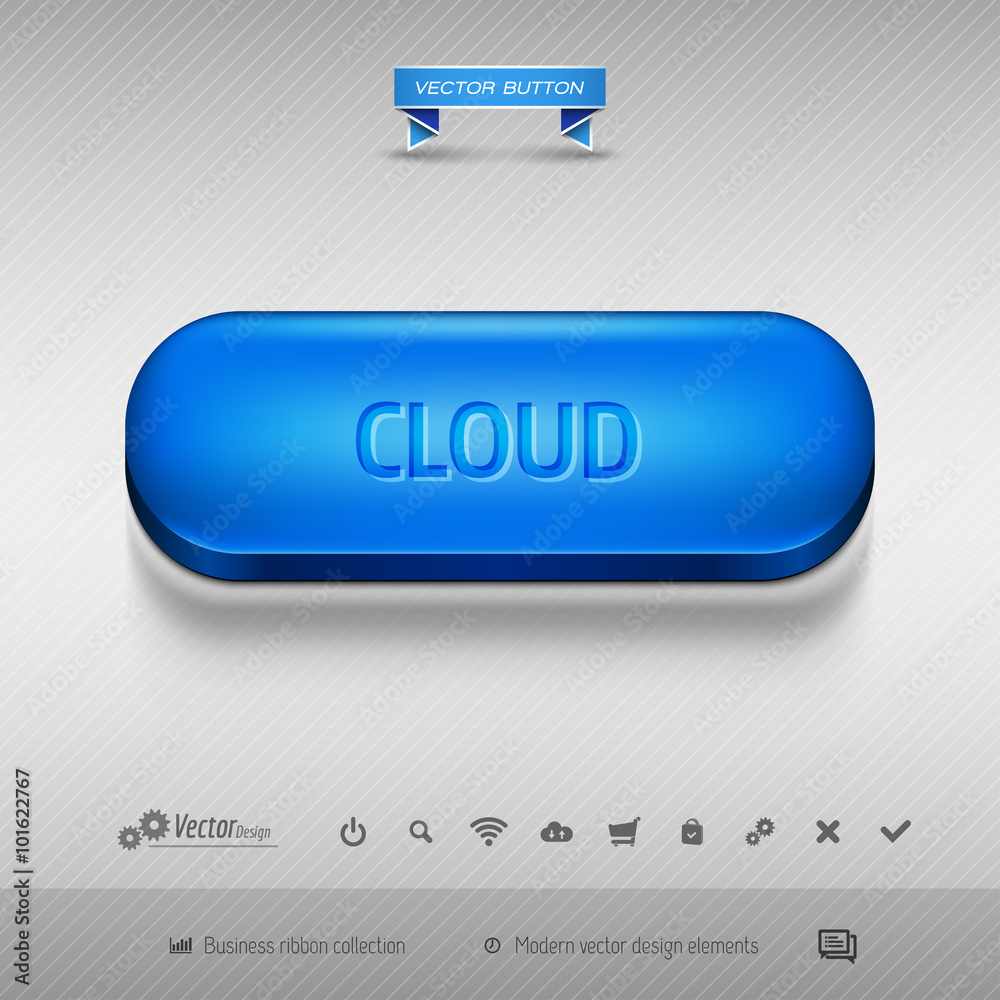 Vector design elements as business web buttons for website or ap Vector design elements as business web buttons for website or ap