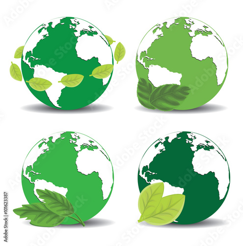 green icon earth