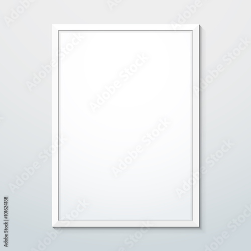 vertical white frame mockup.