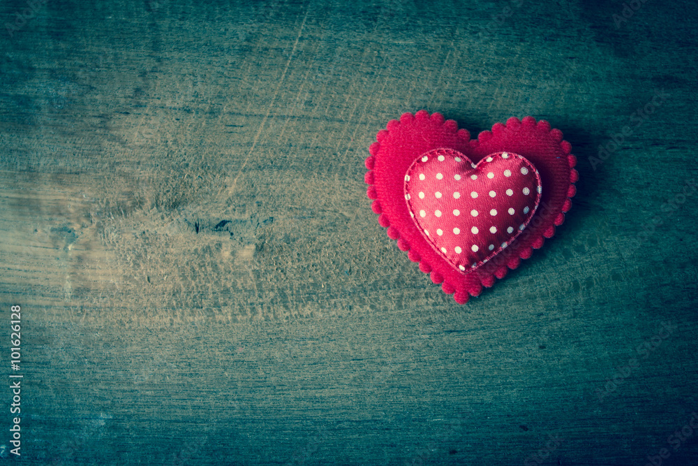Red Heart on Wooden Floor Background,Concept of Love,Valentines Day Background Red Heart on Wooden Floor Background,Concept of Love,Valentines Day Background