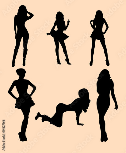 sexy women silhouette
