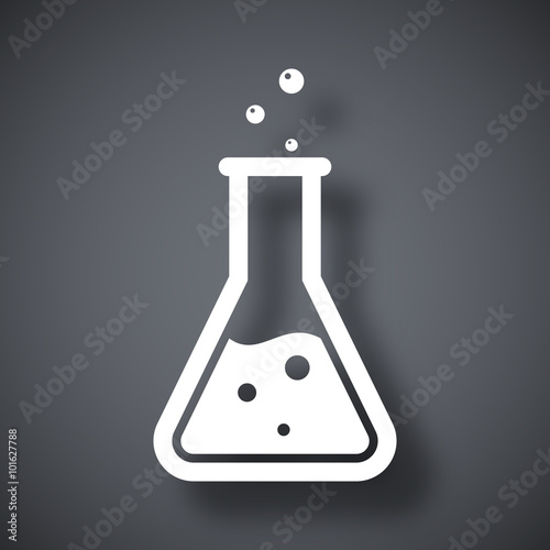Vector lab flask icon