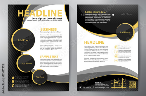 Brochure design a4 template.