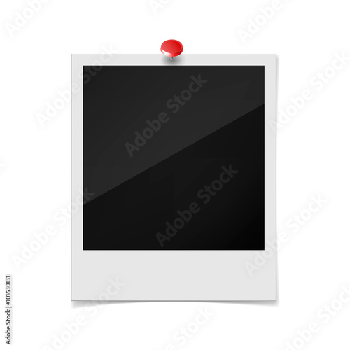 Photo frame on a white background