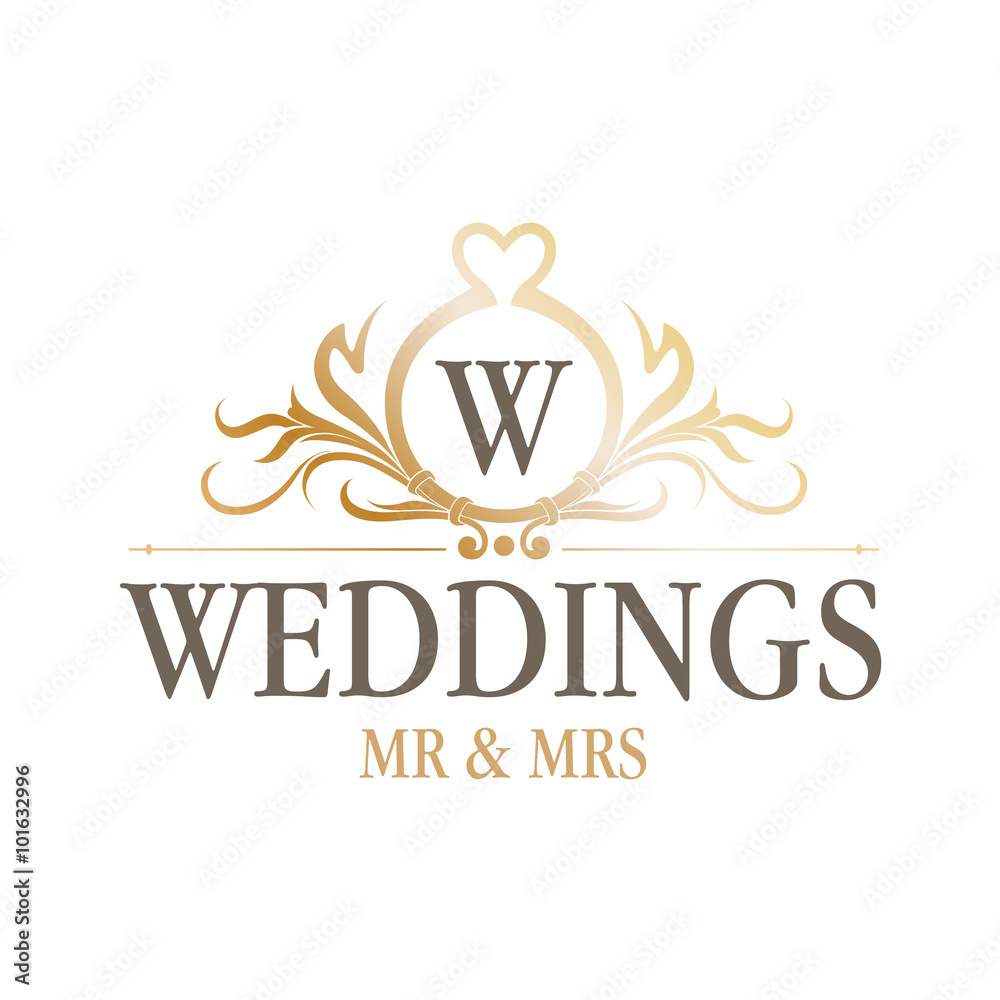 Luxury Wedding Logo Luxury Wedding Logo