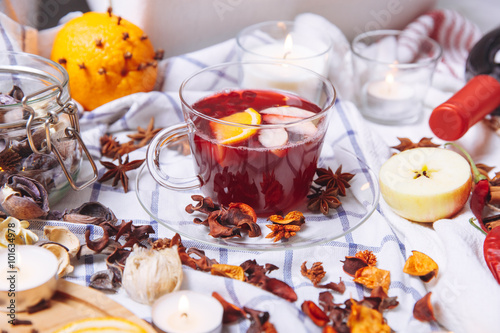 red mulled wine