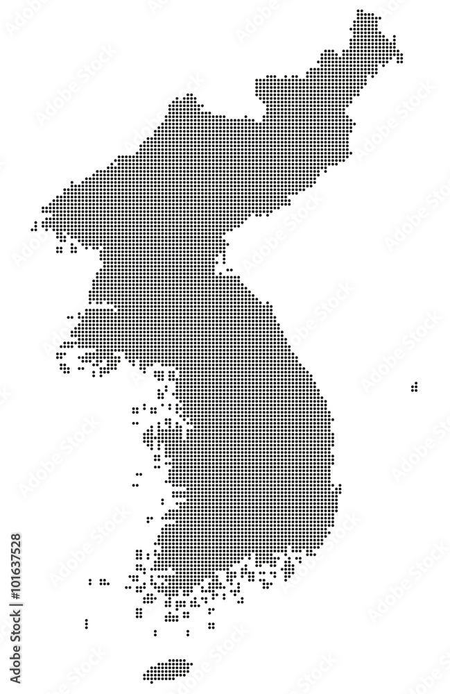 Korea in Punkten - Schwarz