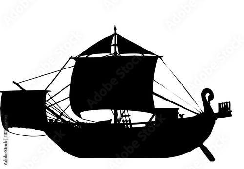 a medieval ship 