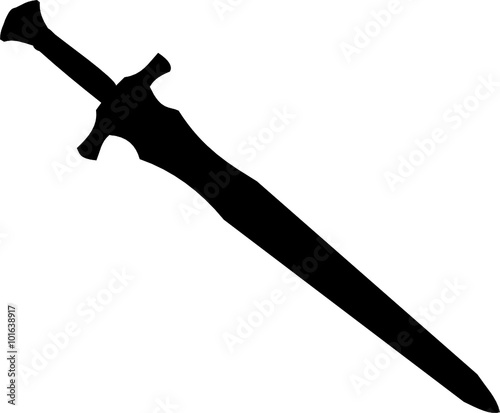 a sword 