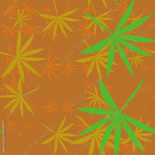 cannabis leaf texture seamless