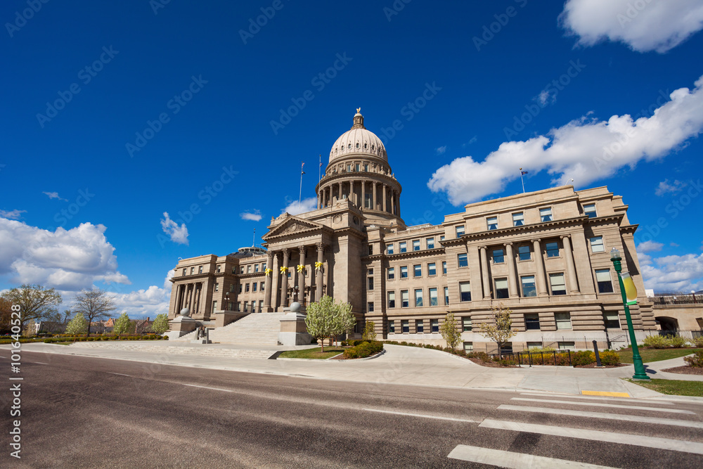 Capitol building and square in Boise, Idaho