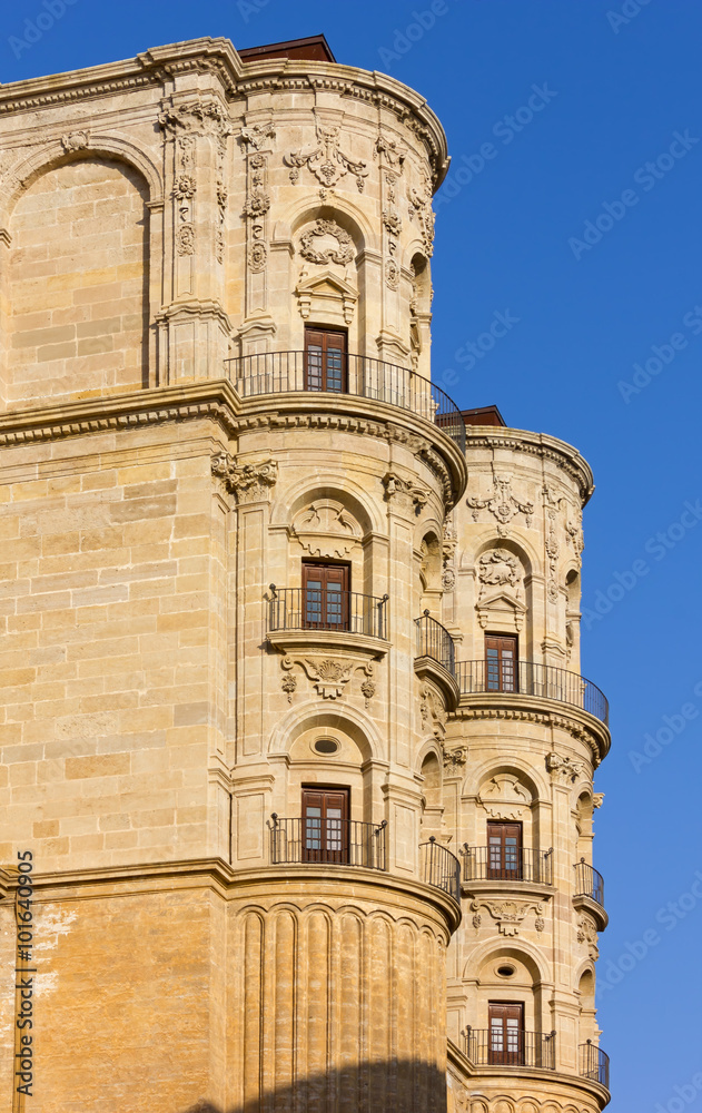 Obraz premium Malaga Cathedral Exterior Detail