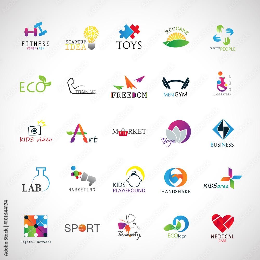 Flat Colorful Icons Set. Collection Of Color Icons,For Web,Websites, Print,Presentation Templates,Mobile Applications And Promotional Materials.Medical, Ecology,Beauty, Digital Network,Sport,Handshake