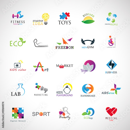 Flat Colorful Icons Set. Collection Of Color Icons,For Web,Websites, Print,Presentation Templates,Mobile Applications And Promotional Materials.Medical, Ecology,Beauty, Digital Network,Sport,Handshake © milosdizajn