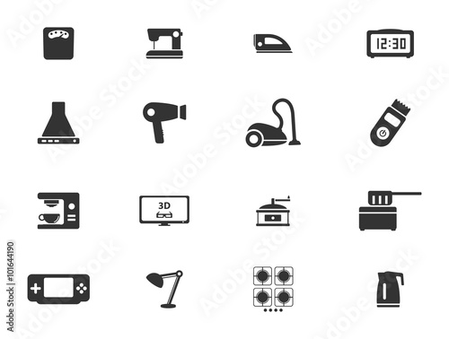 Home applicances simply icons