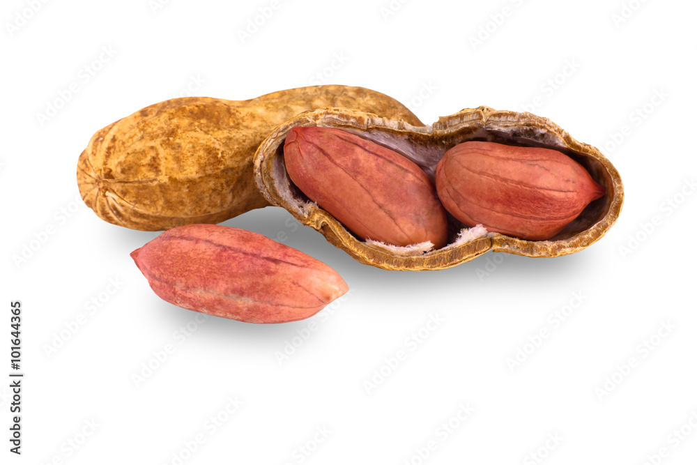 peanuts on white peanuts on white
